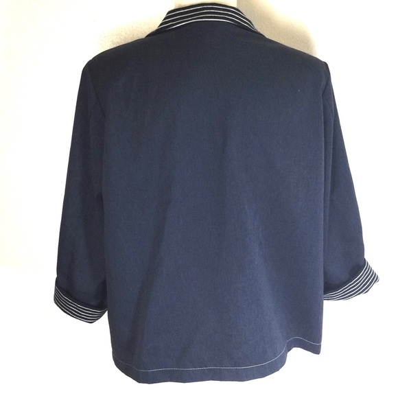 Allison Daley, Zipper Front, 3/4 Sleeves, Light Jacket. - Picture 2 of 6